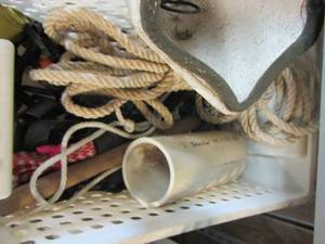 lot 189 image: Misc. lot roper, outdoor water spiket cover and more