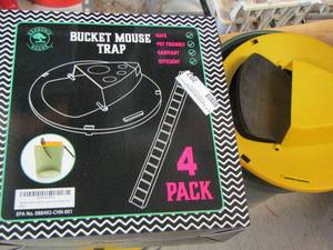 lot 202 image: Bucket mouse traps qty 2