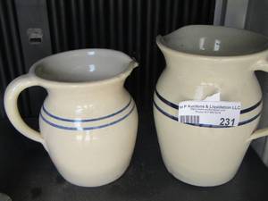 lot 231 image: Casey pottery- qty 2