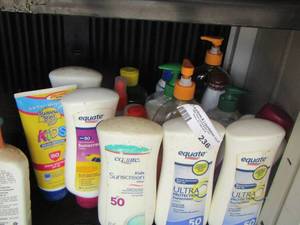 lot 236 image: lot of sun screen for kids & adults