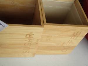 lot 374 image: Baking Accessories and 2 wooden boxes