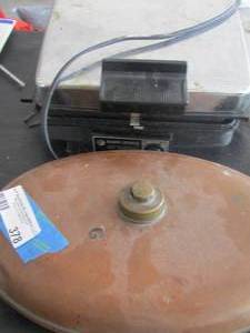 lot 378 image: Griddle- copper canteen