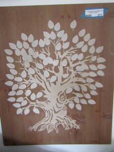 lot 311 image: wooden art 2420