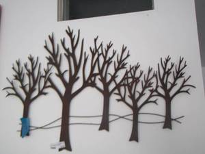 lot 312 image: Metal wall art 3524