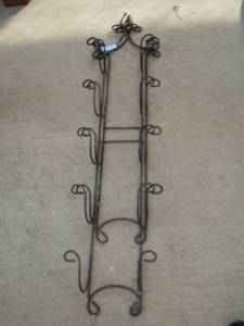 lot 289 image: qty 2 metal outdoor plate holder 1 size is 51x10 the other is 42x10