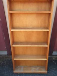 lot 41 image: 5 tier wooden book shelf approx. 4ft184