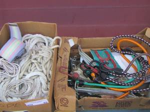 lot 69 image: lot of rope and bungee cords