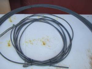 lot 78 image: large roll of wire- toilet snake