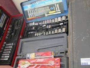 lot 108 image: lot of various socket wrenches