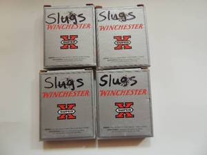 lot 160 image: WINCHESTER 410 14OZ SLUGS 5 PER BOX  4 BXS