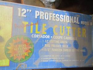 lot 37 image: model b 12 professional tile cutter in original box