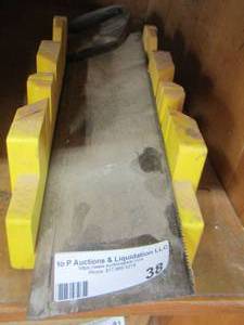 lot 38 image: MITER BOX with Saw