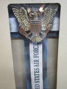 lot 58 image: Navy Cross,  AIR FORCE CROSS, MARINE CROSS Approx 8 to 10 in long