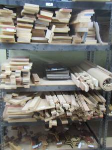 lot 59 image: 4 tier black metal shelf size 7ftx 6ft  NO CONTENTS
