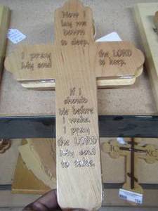 lot 97 image: crosses with lords prayer qty 3