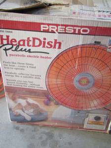 lot 313 image: presto heat dish heater in original box
