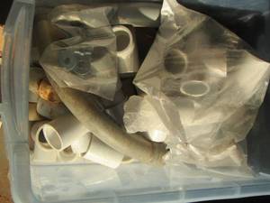 lot 225 image: large lot of pvp piping all sizes