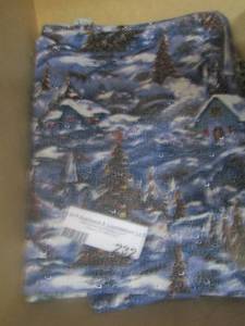 lot 232 image: Christmas fabric