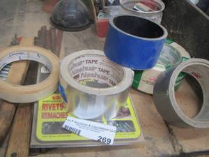lot 269 image: tapes of all kinds
