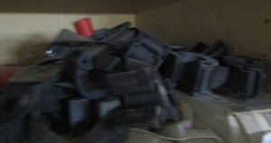lot 212 image: black clamps