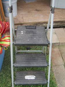 lot 316 image: step ladder folds for space