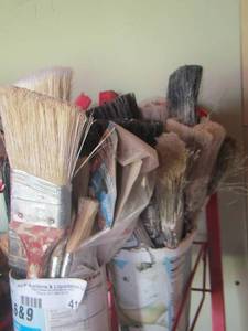lot 410 image: wall paint brushes
