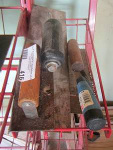 lot 416 image: TROWELS FOR TILE & CONCRETE WORK