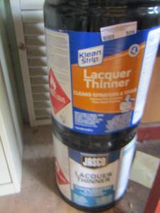 lot 506 image: Lacquer thinner qty 2 -5 gallon buckets