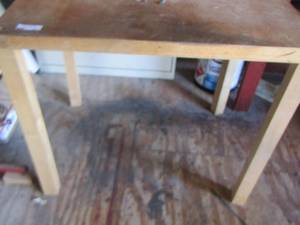 lot 431 image: 302426 wooden work shop table