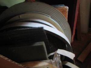 lot 505 image: rolls of foam