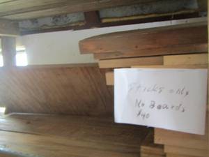 lot 512 image: various pieces of wood