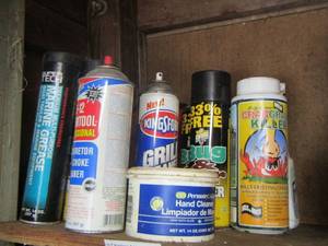 lot 568 image: bug be gone- grill cleaner- hand cleaner and more