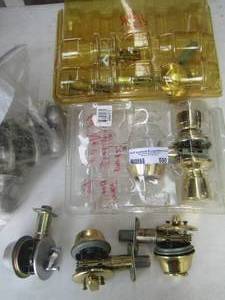lot 590 image: used door knobs locks