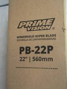 lot 593 image: prime vision windshield wiper blades 22 560 mm, # PB-22P