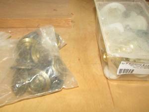 lot 168 image: door knobs and empty jars