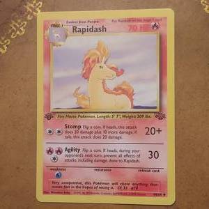 lot 14 image: 1st Edition Pokemon Rapidash 4464 Uncommon NMM