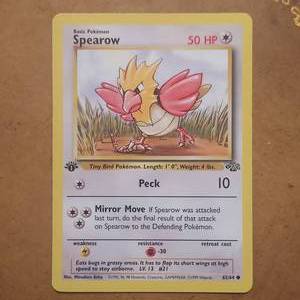 lot 8 image: 1st Edition Pokemon Spearow 6264 Common NMM