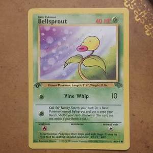 lot 16 image: 1st Edition Pokemon Bellsprout 4964 Common NMM