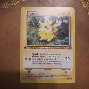 lot 17 image: 1st Edition Pokemon Pikachu 6064 Common NMM