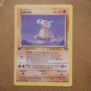 lot 20 image: 1st Edition Pokemon Cubone 5064 Common NMM