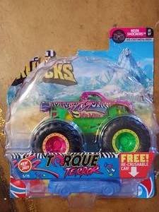 lot 71 image: Hot wheels Neon Shockers monster truck