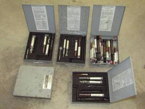 lot 246 image: Helicoil helical coil thread repair kits