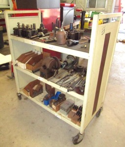 lot 216 image: Rolling utility cart (Contents not included)