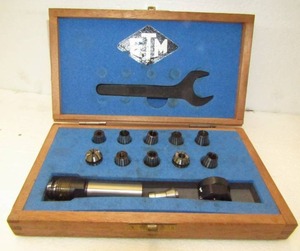 lot 205 image: ETM collet chuck set