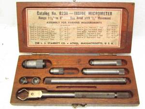 lot 198 image: Starrett inside micrometer