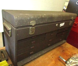 lot 195 image: Kennedy tool box plus contents as shown