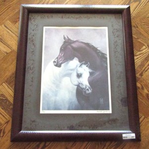 lot 357 image: Artist signed Michele Spalding framed and numbered 44500 print