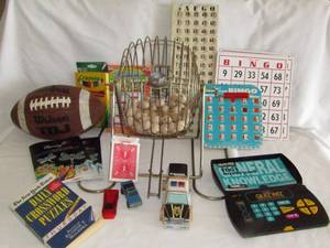 lot 380 image: Bingo game and assorted games as shown
