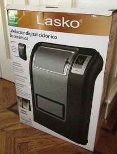 lot 393 image: Lasko cyclonic digital ceramic heater