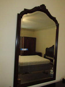 lot 397 image: Ornate framed wall mirror